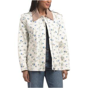 BAGATELLE COLLECTION Oversized Aviator Jacket With Straight Hem